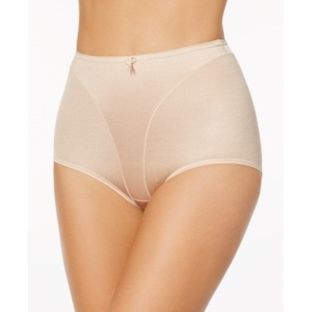Leonisa Womens Seamless Tummy Control Panty Beige Small Shapewear Underwear NWT